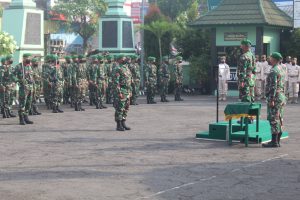 Kodim 0728/Wonogiri Gelar Upacara Mingguan Hari Senin