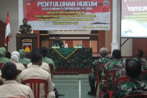 Tingkatkan Kedisiplinan dan Taat Hukum, Anggota Kodim 0728/Wonogiri Terima Penyuluhan Dari Kumdam IV/Diponegoro