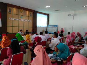 Wakili Danramil, Pelda Rahmat Hadiri Lokmin Linsek Tri Bulanan Puskesmas Wuryantoro