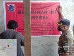 Bangunan Disegel Tanpa Izin, Aktivitas Pembangunan Masih Jalan
