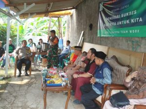 Babinsa Bersama Tiga Pilar Giat Sosialisasi Posko Anti Nganggur Bersama Leafhea Generasi Sukses Dari Kita Untuk Kita