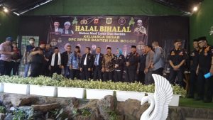 Ambu Shanti Kepala Departemant Pengawas DPP BPPKB Banten Hadiri Acara Halal bihalal BPPKB Banten DPC kabupaten Bogor