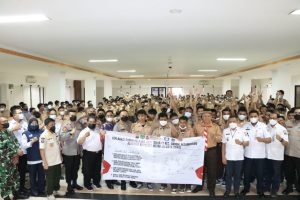 Polres Metro Jakarta Barat Bersama Polsek Tanjung Duren dan 3 pilar Serta Dinas Pendidikan Deklarasi Anti Tawuran