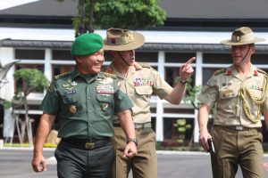 Sambutan Hangat Jenderal Dudung dalam Kunjungan Kehormatan Kepala Staf AD Australia