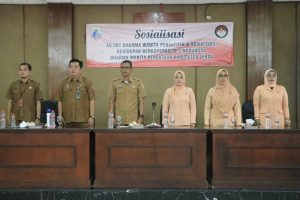 Pembukaan Sosialisasi AD ART DWP dan Sosialisasi Kehidupan Berkoperasi di Lingkungan DWP Kabupaten Lebak