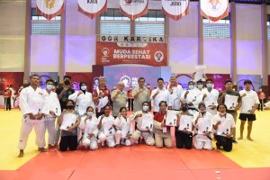 Pangkostrad Tutup Kejurnas Judo Senior dan Kata Piala Menpora 2022, Kontingen DKI Jakarta Juara Umum