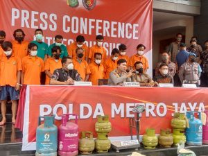 Polda metro jaya berhasil ungkap Metrologi legal Gas Subsidi