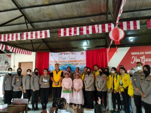 Bakti Sosial Ditbinmas Polda Metro Jaya Dalam Rangka Memperingati HUT Polwan Ke-74 Tahun 2022