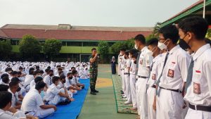 wasbang Bentuk Sikap Disiplin Sman22 Utan Kayu Selatan Oleh koramil 02 Matraman