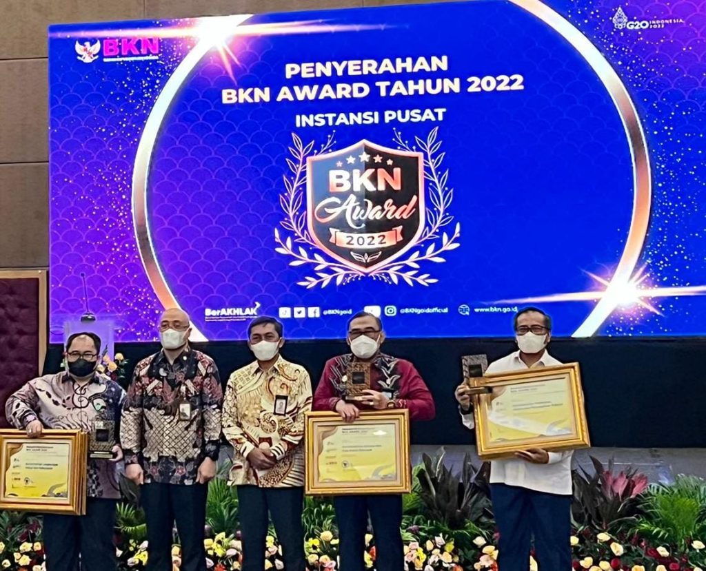 Lagi, Kemenkumham Raih 2 BKN Award tahun 2022