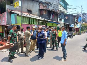 Danramil 02/TB Kodim 0503/JB Hadiri Sosialisasi Dan Rekayasa Lalin di Pintu Masuk Akses Sisi Barat Stasiun Duri