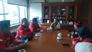 Kembang Latar DPC Jakarta Utara Kunjungi Ketua Umum Forum Lintas Ormas DKI Jakarta