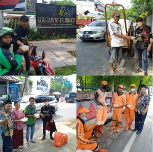Ketua FWJI Jakarta Barat:Pembagian 200 Nasi Kotak Sebagai Bentuk Perhatian Kami Kepada Masyarakat