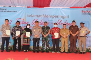 Kapolres Metro Jakbar Bersama Walikota Jakarta Barat dan Dandim 0503 JB Menghadiri HUT UUPA Ke- 62 Tahun