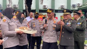 HUT TNI ke 77, Surprise Kapolres Metro Jakarta Timur untuk Kodim 0505/JT