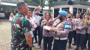 Kapolsek Cakung Bersama Forkopincam Geruduk Koramil 06/Cakung