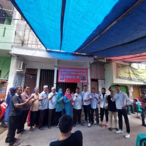 Acara pengukuhan Ketua RT 008 RW 001 kelurahan Angke Kecamatan Tambora Jakarta Barat berlangsung hikmat