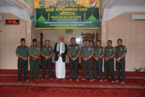 Danrem 051/Wkt Brigjen TNI Yustinus Nono Yulianto Hadiri Peringatan Maulid Nabi Muhammad SAW 1444 H