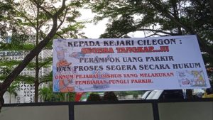 Tindak Tegas Parkir liar di Beberapa Titik Kota Cilegon
