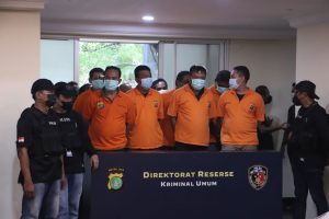 Polda Metro Jaya Tahan 43 Tersangka Bentrok Antar kelompok massa di Mampang Jakarta Selatan”