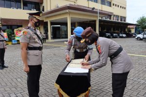 Upacara Pelantikan Kapolsek Kawasan Kali Baru Dan Sertijab Kasatreskrim, Kasatresnarkoba Dan Kasatlantas Polres Pelabuhan Tanjung Priok
