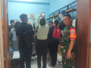 Danramil 02/TB Hadiri Giat Batik Betawi Rusunawa Tambora