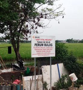 Bangunan Pos Penjagaan asset Perum Bulog di Marunda dibangun tanpa IMB.
