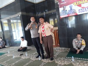 Kapolsek Cikande Gelar Sosialisasi Kenakalan Remaja Di SMA Negeri 1 Cikande