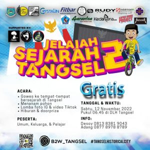 Mahasiswa Pancasila Bersama Dengan B2W Tangsel Dalam Narasi Gowes Untuk Bumi Jelajah Sejarah Di Tangsel