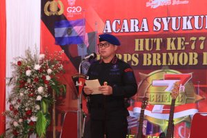 Kapolda Metro Jaya Hadiri Syukuran peringatan Hari Ulang Tahun Ke-77 Korps Brimob Polri