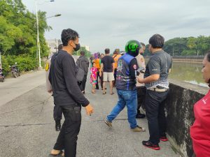 Sesosok Mayat Laki-Laki Ditemukan Di Kali Cagak Penjaringan Jakarta Utara