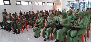Prajurit, PNS dan Persit KCK Cabang XIX Kodim 0505/JT Terima Penyuluhan Hukum