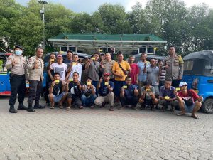 Kapolsek Muara Baru Polres Pelabuhan Tanjung Priok, Ngobrol Bareng Dengan Sopir Bajaj