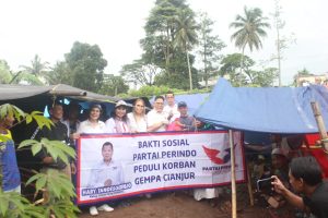 Lagi, DPP Partai Perindo Berikan Bantuan ke Korban Gempa Cianjur