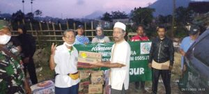Tanggap Peduli Cianjur, Koramil 05/Kramatjati Bersama Komunitas ECO Enzyme Nusantara  Berikan Bantuan