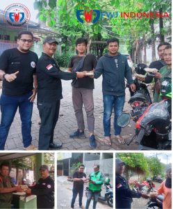 Ketua FWJI Korwil Jakbar Apresiasi Pengurus dan Anggota Yang Turun Bagikan Makanan Siap Saji