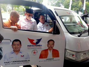 Lanjutan dari MoU, Partai Perindo Bagikan Mobil Penggiling Daging ke APMISO