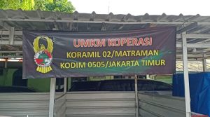 Tingkatkan Ekonomi Warga, Koramil 02/Matraman Fasilitasi Lokasi UMKM