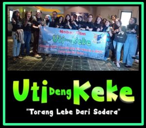 Nobar Bersama PARFI ” Film Uti Deng Keke “, Bukan Sekedar Film Biasa ” Torang Lebe Dari Sodara
