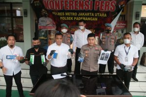 Jumpa Pers Polsek pademangan Kasus Dugaan Penipuan Online