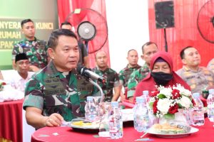 Dandim 0503/ JB Beserta Forkopimda Jakarta Barat Hadiri Peresmian RTLH Oleh KASAD Jendral TNI Dudung Abdurachman