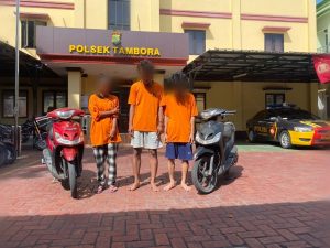 Polsek Tambora Berhasil Mengamankan 3 Orang Pelaku Spesialis Curanmor
