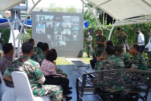 Kunjungi Hubstation TNI AD, Kasad Vicon Dengan Pos Ramil di Papua dan Papua Barat