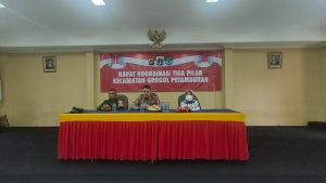 Rakord 3 Pilar Kec.Grogol Petamburan Bahas Pengamanan Malam Tahun Baru 2023