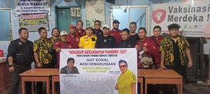 Ringankan Korban Kebakaran, Ketua AMPG Bersama Ketum FORPETAB Dan Ketua FWJI Jakarta Barat Ikut Prihatin