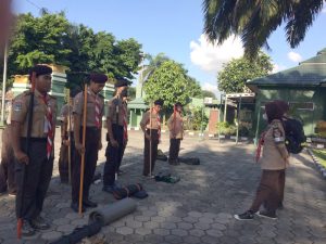 Generasi Tangguh, Kodim 0505/Jakarta Timur Gelar Latihan Rutin Saka Wira Pramuka