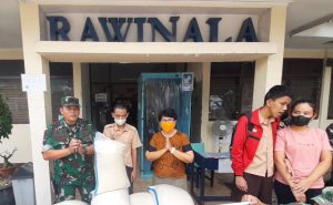 Bakti Sosial Kodim 0505/Jakarta Timur Salurkan Bantuan Beras Ke Panti Dwituna Rawinala