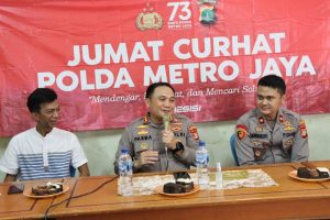 Kapolres Metro Jakarta Barat, Melaksanakan Jumat Curhat Untuk Meyerap Aspirasi Masyarakat