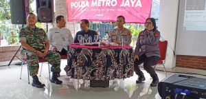 Silaturahmi Kapolres Metro Jakarta Timur Bersama Danramil 06/Cakung Terima Curhat Warga Pulogebang