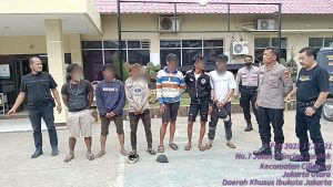 Buat Resah Pengguna Jalan Dan Parkir Liar, Komplotan Pak Ogah Diamankan Ke Polsek Cilincing